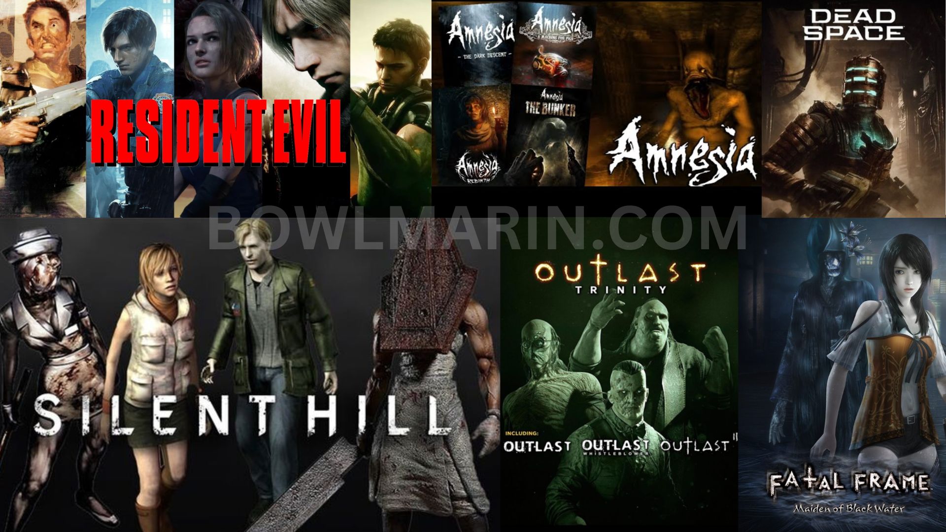 Game Series Horror Best of All Time