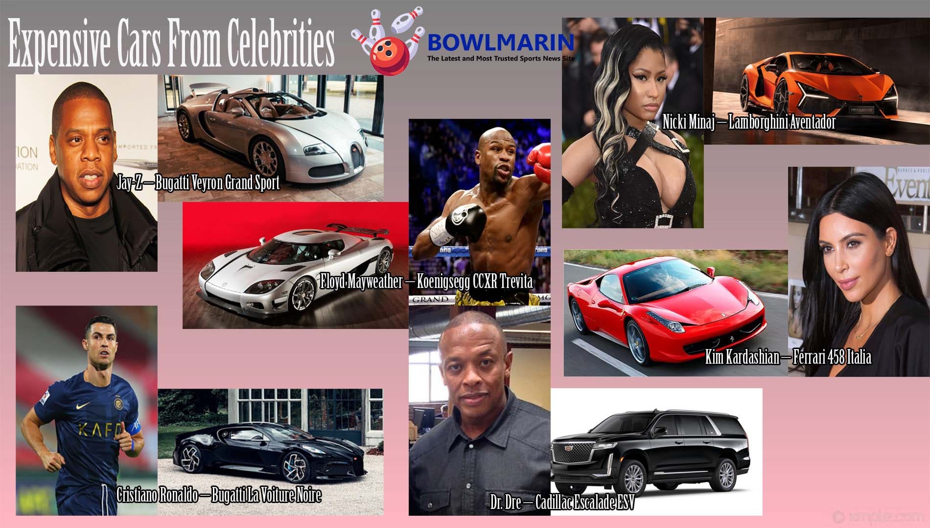 Expensive Cars From Celebrities