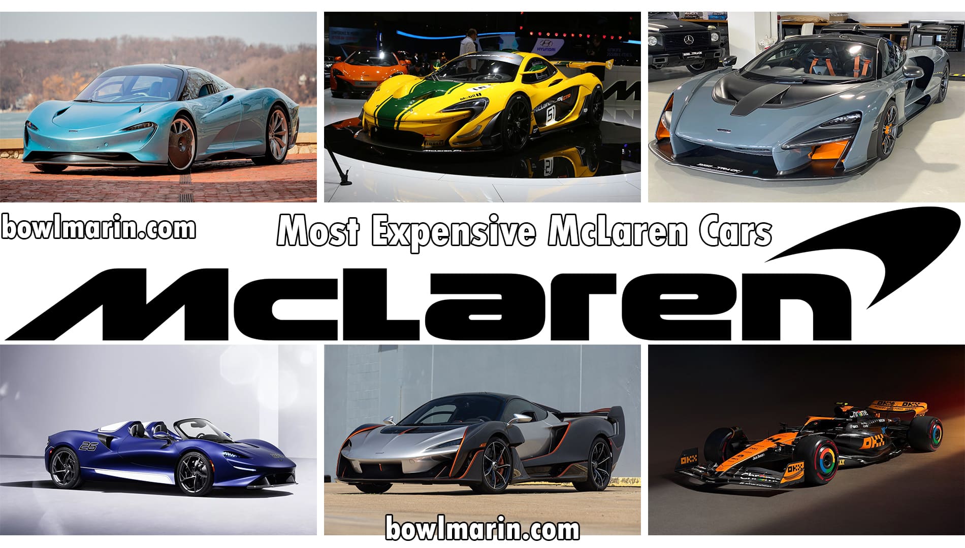 Most Expensive McLaren Cars
